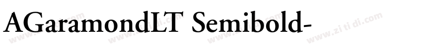 AGaramondLT Semibold字体转换